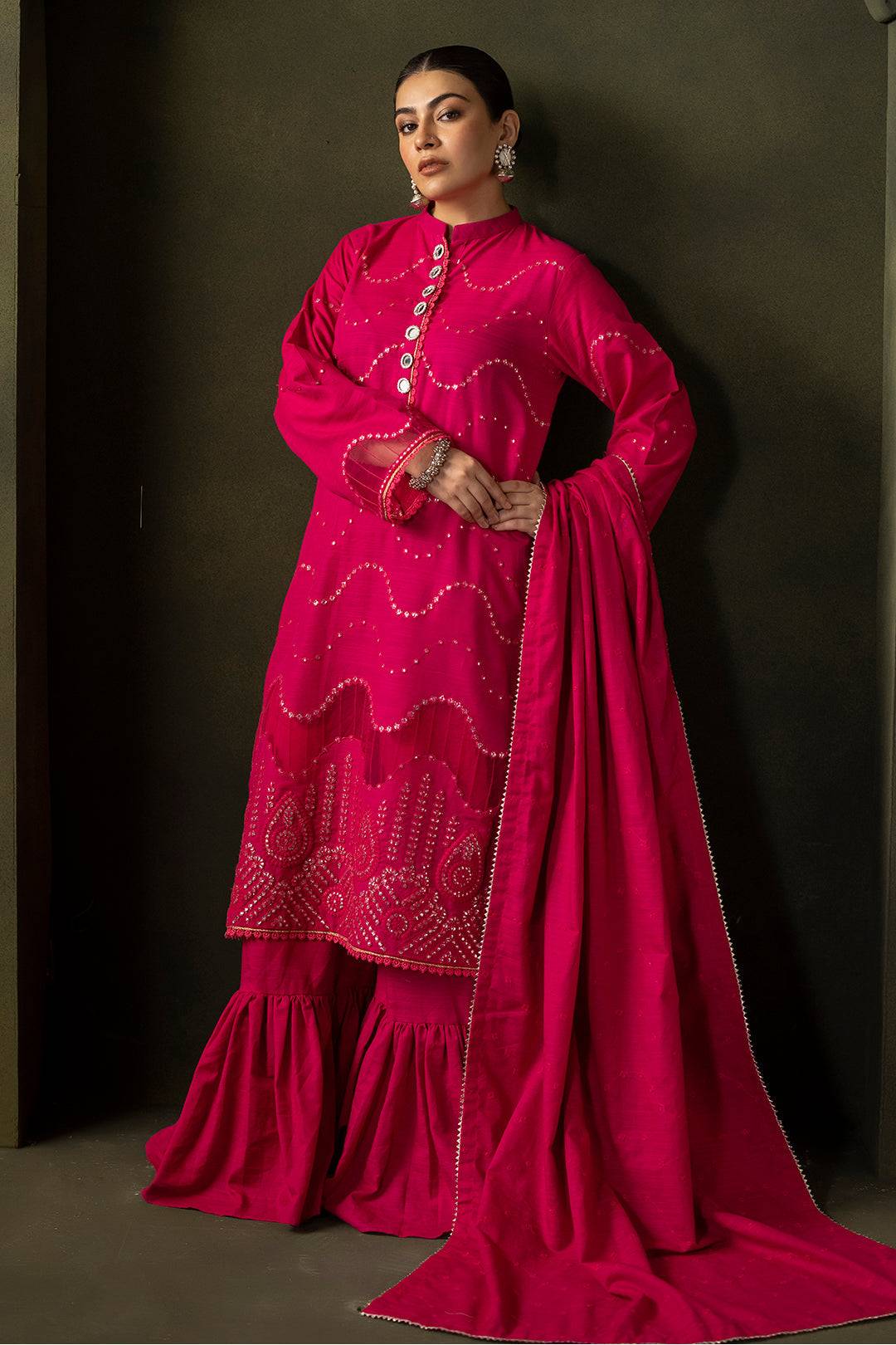 Zellbury | Unstitched 3 Piece Khaddar | Embroidered Shirt Shalwar Dupatta - 0320 by Maria Faisal - Registered Vendor of : Zellbury Women - type : Signature Unstitched - 100% original wedding dresses