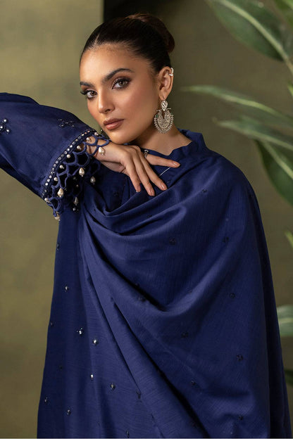 Zellbury | Unstitched 3 Piece Khaddar | Embroidered Shirt Shalwar Dupatta - 0322 by Maria Faisal - Registered Vendor of : Zellbury Women - type : Signature Unstitched - 100% original wedding dresses