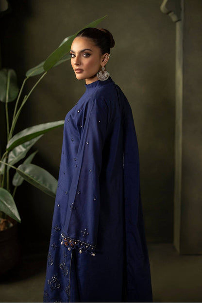 Zellbury | Unstitched 3 Piece Khaddar | Embroidered Shirt Shalwar Dupatta - 0322 by Maria Faisal - Registered Vendor of : Zellbury Women - type : Signature Unstitched - 100% original wedding dresses