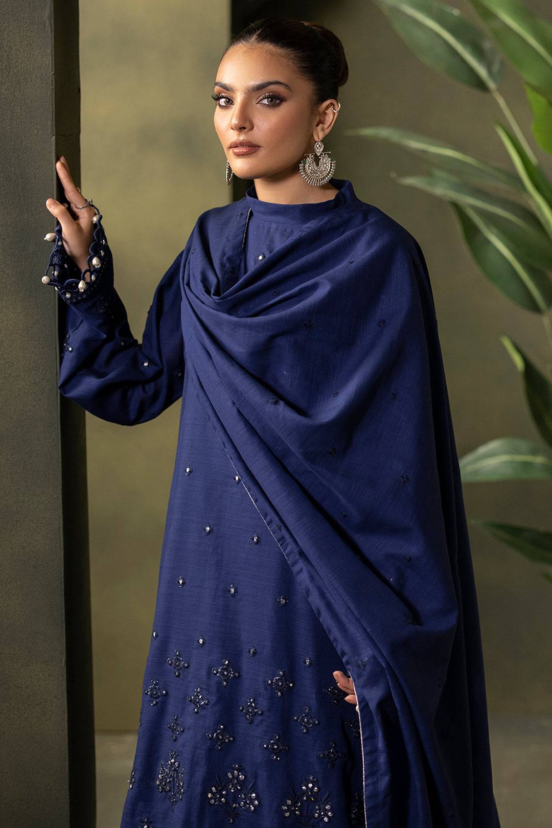Zellbury | Unstitched 3 Piece Khaddar | Embroidered Shirt Shalwar Dupatta - 0322 by Maria Faisal - Registered Vendor of : Zellbury Women - type : Signature Unstitched - 100% original wedding dresses