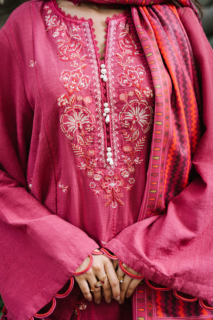 Zellbury | Unstitched 3 Piece Khaddar | Embroidered Shirt Shalwar Dupatta - 0328 by Maria Faisal - Registered Vendor of : Zellbury Women - type : Signature Unstitched - 100% original wedding dresses