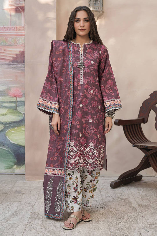 Zellbury | Unstitched 3 Piece Khaddar | Embroidered Shirt Shalwar Dupatta - 0402 by Maria Faisal - Registered Vendor of : Zellbury Women - type : Essential Unstitched - 100% original wedding dresses