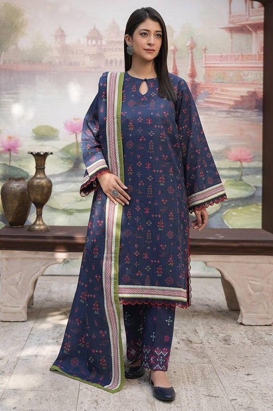 Zellbury | Unstitched 3 Piece Khaddar | Embroidered Shirt Shalwar Dupatta - 0478 by Maria Faisal - Registered Vendor of : Zellbury Women - type : Essential Unstitched - 100% original wedding dresses
