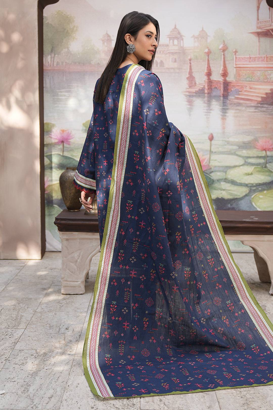 Zellbury | Unstitched 3 Piece Khaddar | Embroidered Shirt Shalwar Dupatta - 0478 by Maria Faisal - Registered Vendor of : Zellbury Women - type : Essential Unstitched - 100% original wedding dresses