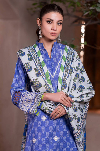 Zellbury | Unstitched 3 Piece Khaddar | Embroidered Shirt Shalwar Dupatta - 0589 by Maria Faisal - Registered Vendor of : Zellbury Women - type : Essential Unstitched - 100% original wedding dresses