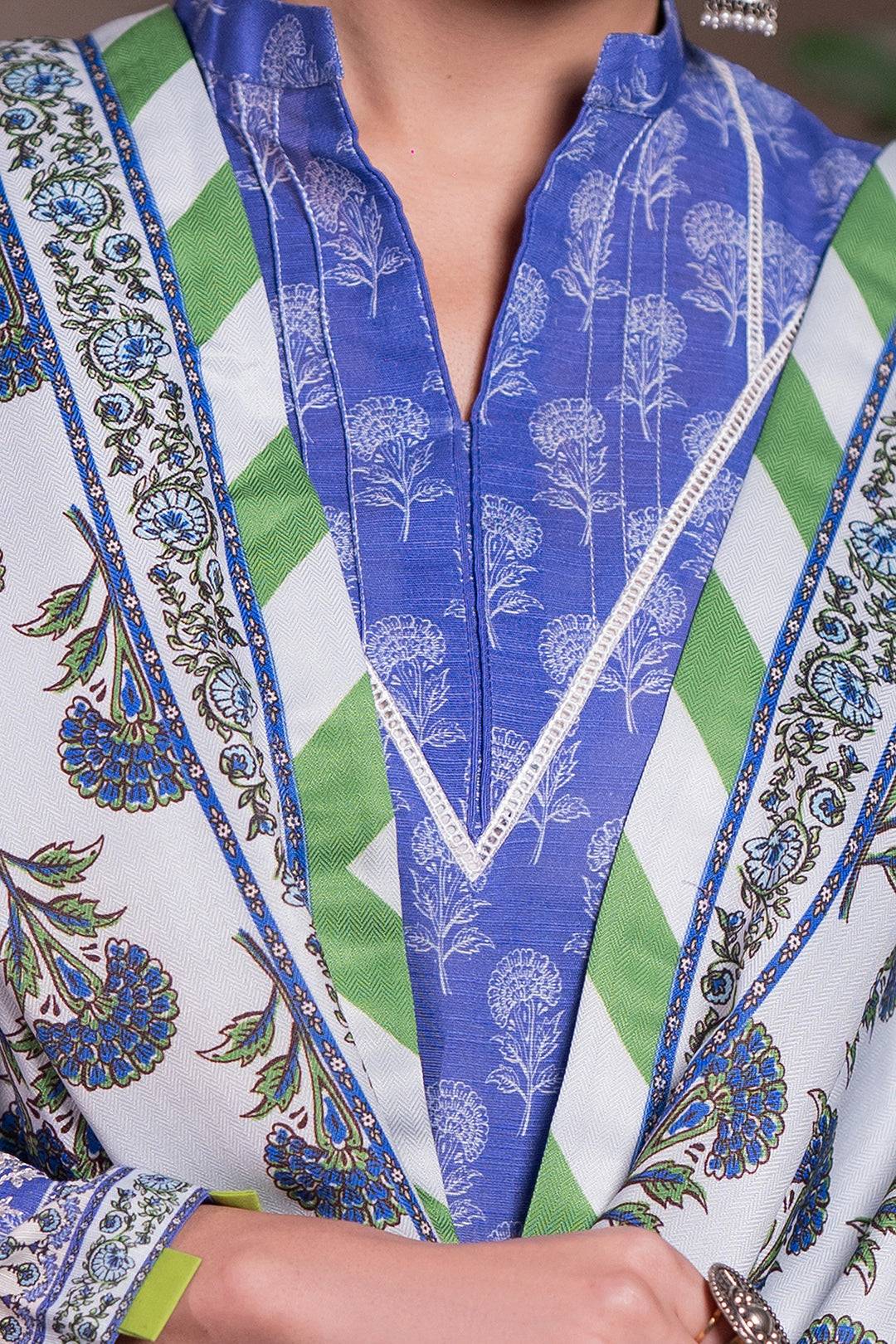 Zellbury | Unstitched 3 Piece Khaddar | Embroidered Shirt Shalwar Dupatta - 0589 by Maria Faisal - Registered Vendor of : Zellbury Women - type : Essential Unstitched - 100% original wedding dresses