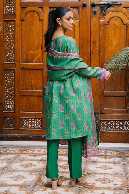 Zellbury | Unstitched 2 Piece Khaddar | Shirt Dupatta - 0159 by Maria Faisal - Registered Vendor of : Zellbury Women - type : Essential Unstitched - 100% original wedding dresses