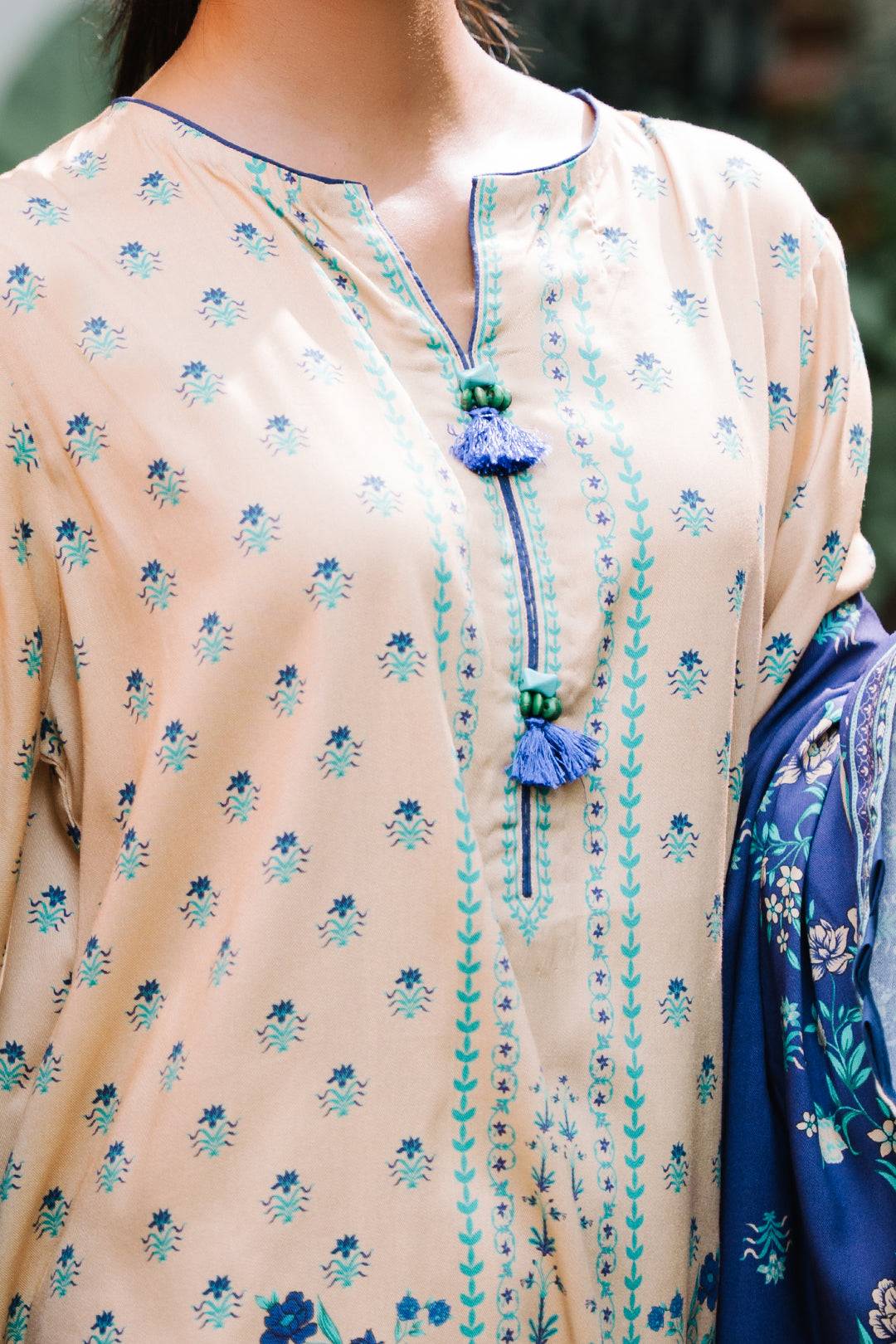 Zellbury | Unstitched 2 Piece Viscose | Shirt Dupatta - 0161 by Maria Faisal - Registered Vendor of : Zellbury Women - type : Essential Unstitched - 100% original wedding dresses