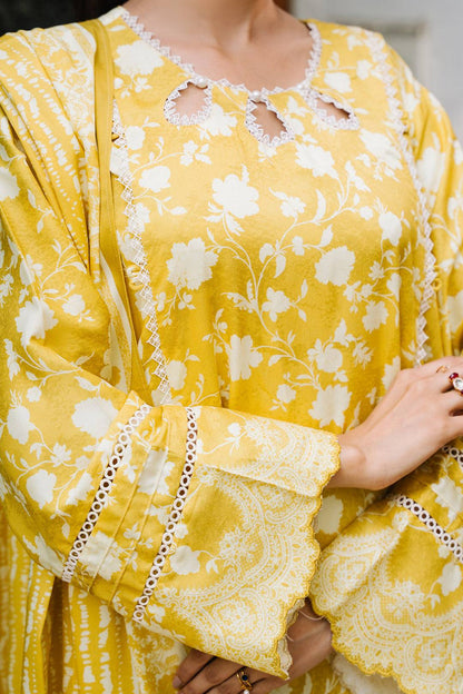Zellbury | Unstitched 2 Piece Viscose | Shirt Dupatta - 0162 by Maria Faisal - Registered Vendor of : Zellbury Women - type : Essential Unstitched - 100% original wedding dresses