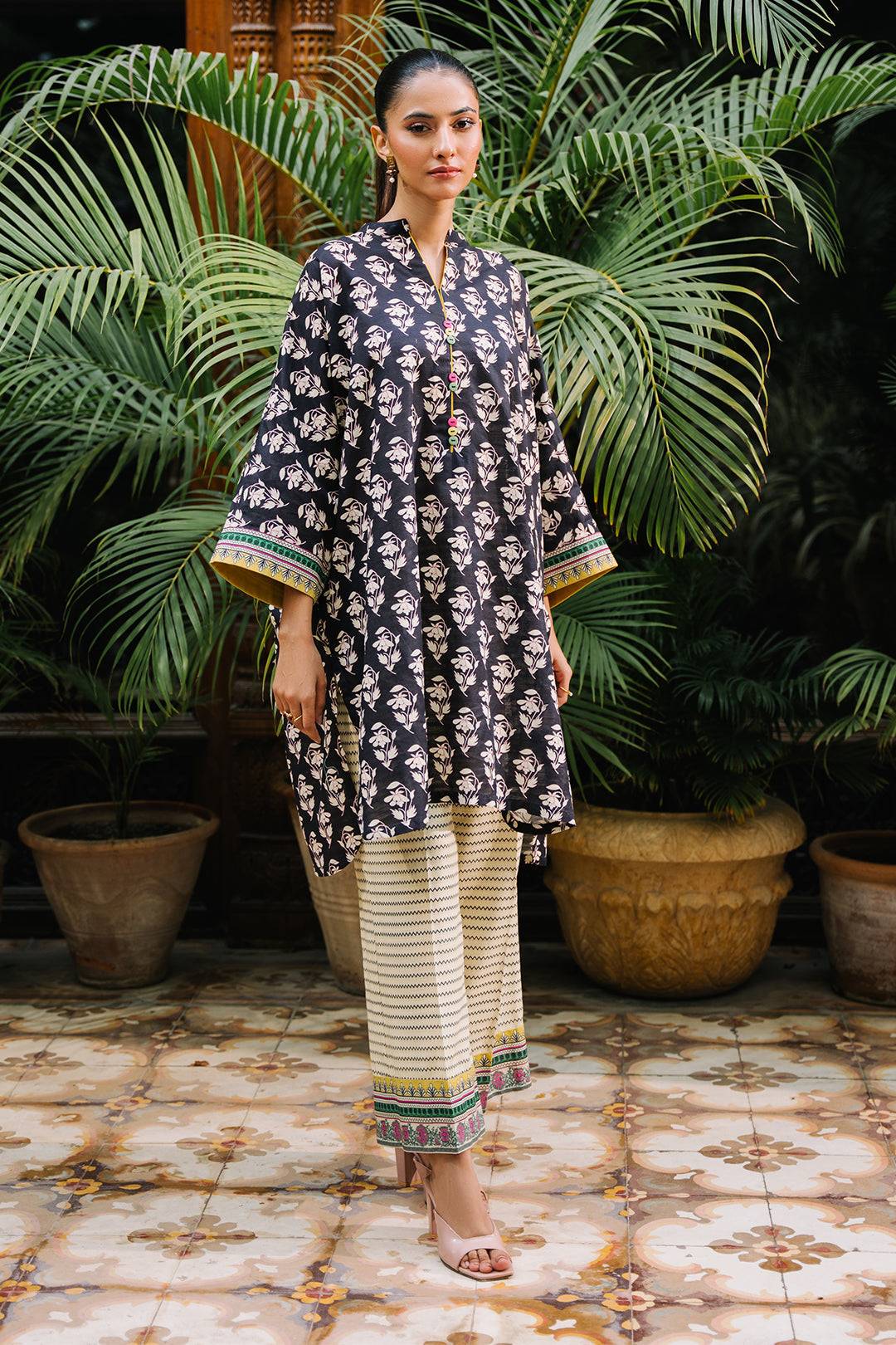 Zellbury | Unstitched 2 Piece Khaddar | Shirt Shalwar - 0166 by Maria Faisal - Registered Vendor of : Zellbury Women - type : Essential Unstitched - 100% original wedding dresses
