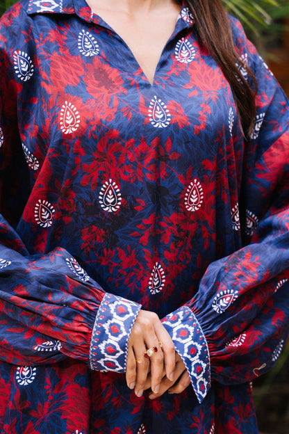 Zellbury | Unstitched 2 Piece Viscose | Shirt Shalwar - 0169 by Maria Faisal - Registered Vendor of : Zellbury Women - type : Essential Unstitched - 100% original wedding dresses