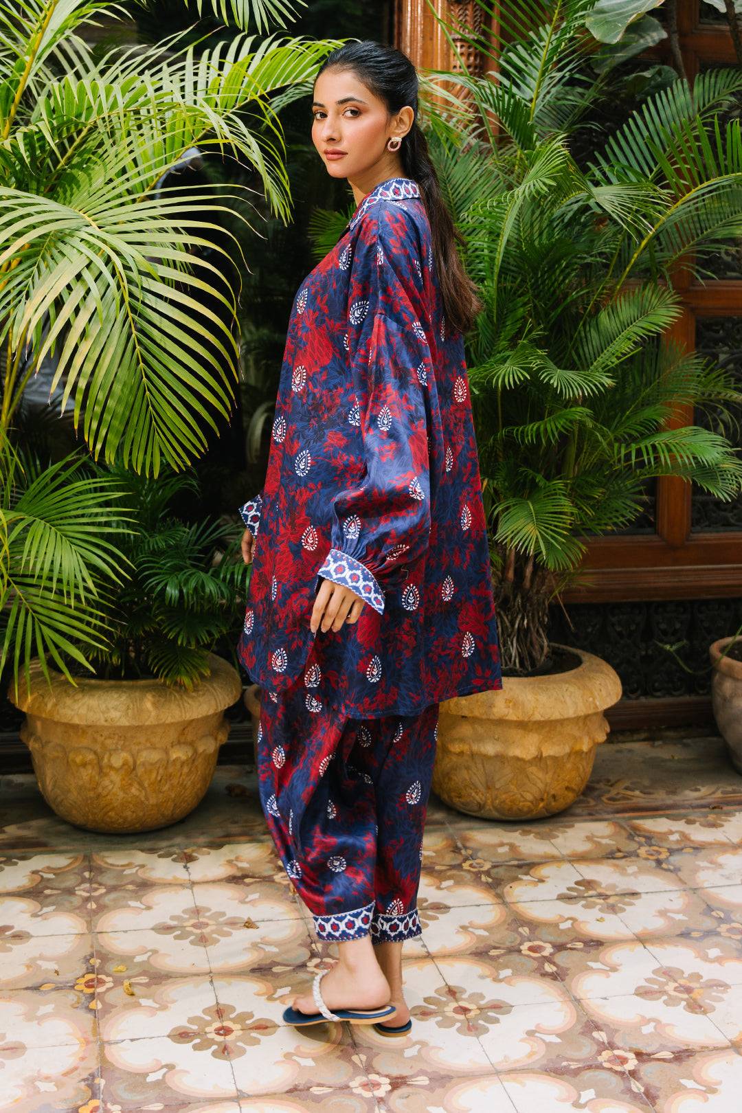 Zellbury | Unstitched 2 Piece Viscose | Shirt Shalwar - 0169 by Maria Faisal - Registered Vendor of : Zellbury Women - type : Essential Unstitched - 100% original wedding dresses