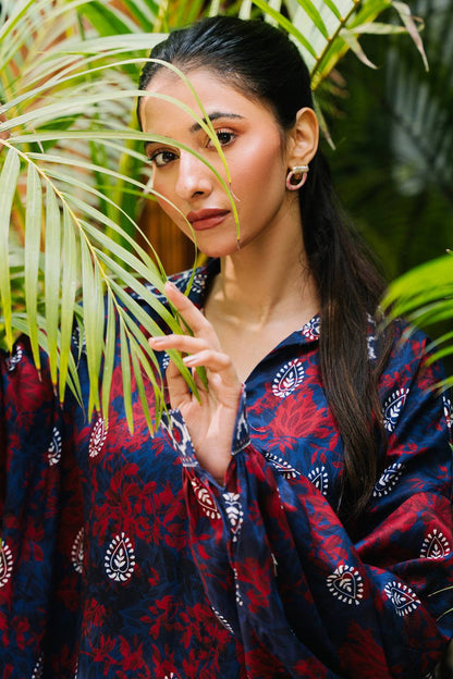 Zellbury | Unstitched 2 Piece Viscose | Shirt Shalwar - 0169 by Maria Faisal - Registered Vendor of : Zellbury Women - type : Essential Unstitched - 100% original wedding dresses