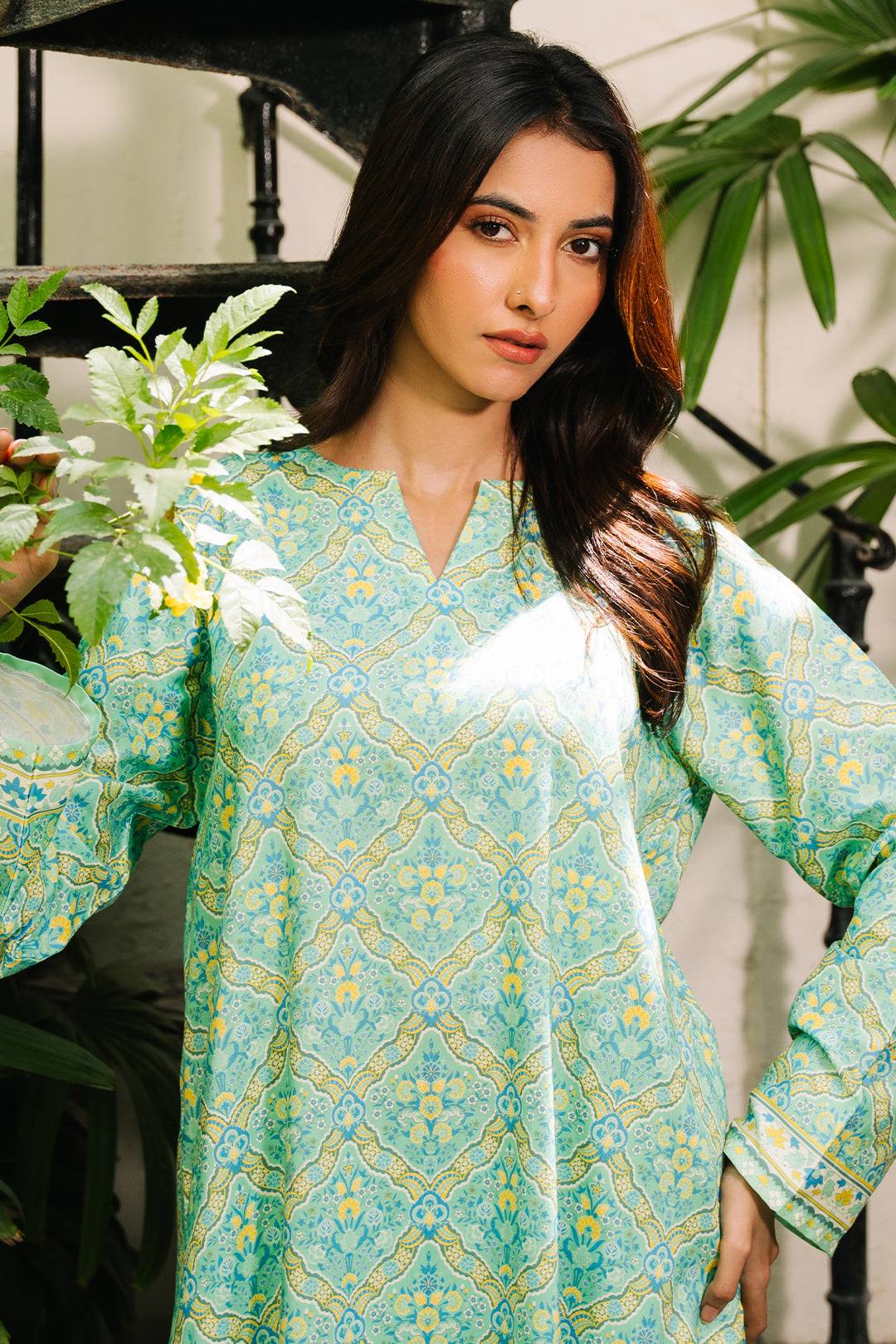 Zellbury | Unstitched 2 Piece Viscose | Shirt Shalwar - 0170 by Maria Faisal - Registered Vendor of : Zellbury Women - type : Essential Unstitched - 100% original wedding dresses
