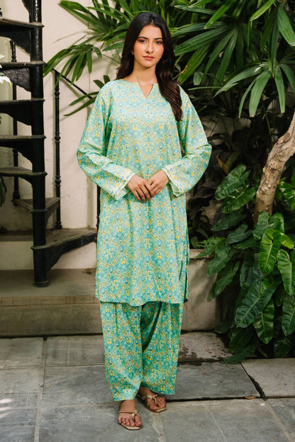 Zellbury | Unstitched 2 Piece Viscose | Shirt Shalwar - 0170 by Maria Faisal - Registered Vendor of : Zellbury Women - type : Essential Unstitched - 100% original wedding dresses