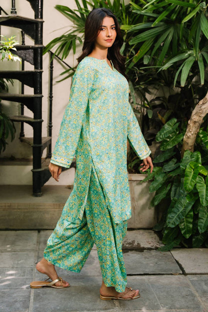 Zellbury | Unstitched 2 Piece Viscose | Shirt Shalwar - 0170 by Maria Faisal - Registered Vendor of : Zellbury Women - type : Essential Unstitched - 100% original wedding dresses