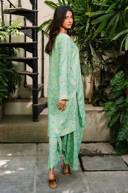 Zellbury | Unstitched 2 Piece Viscose | Shirt Shalwar - 0170 by Maria Faisal - Registered Vendor of : Zellbury Women - type : Essential Unstitched - 100% original wedding dresses