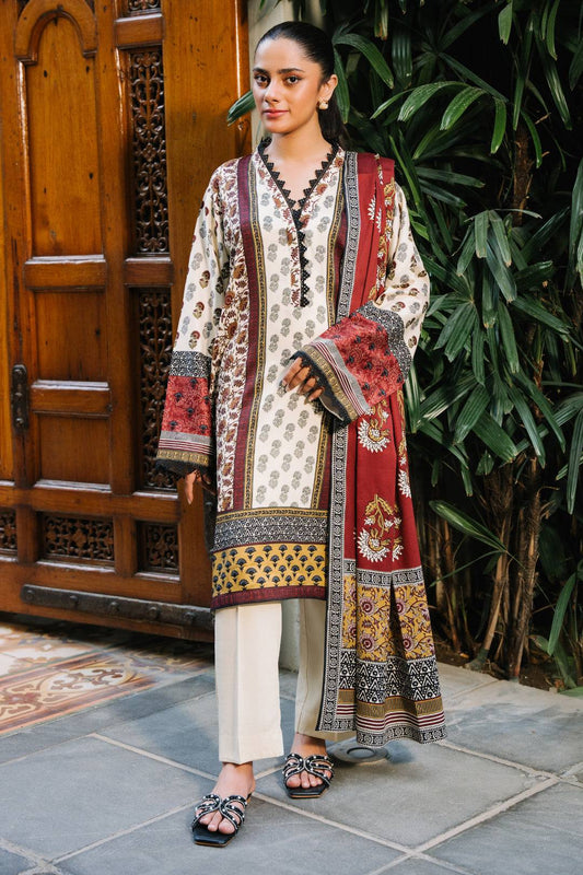 Zellbury | Unstitched 2 Piece Viscose | Shirt Dupatta - 0254 by Maria Faisal - Registered Vendor of : Zellbury Women - type : Essential Unstitched - 100% original wedding dresses