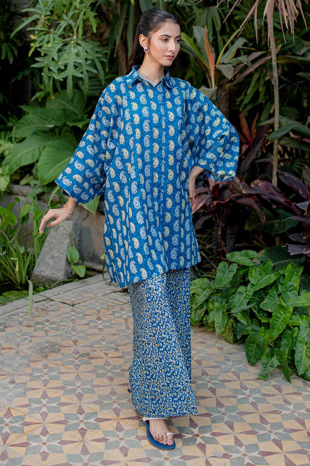 Zellbury | Unstitched 2 Piece Khaddar | Shirt Shalwar - 0255 by Maria Faisal - Registered Vendor of : Zellbury Women - type : Essential Unstitched - 100% original wedding dresses