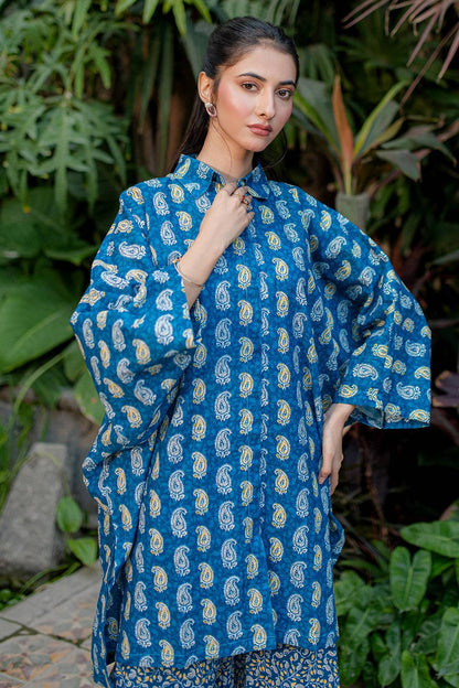 Zellbury | Unstitched 2 Piece Khaddar | Shirt Shalwar - 0255 by Maria Faisal - Registered Vendor of : Zellbury Women - type : Essential Unstitched - 100% original wedding dresses