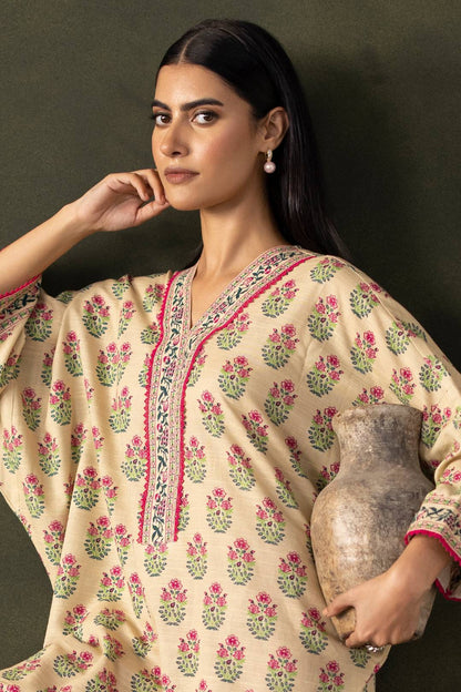 Zellbury | Unstitched 2 Piece Khaddar | Shirt Shalwar - 0256 by Maria Faisal - Registered Vendor of : Zellbury Women - type : Essential Unstitched - 100% original wedding dresses
