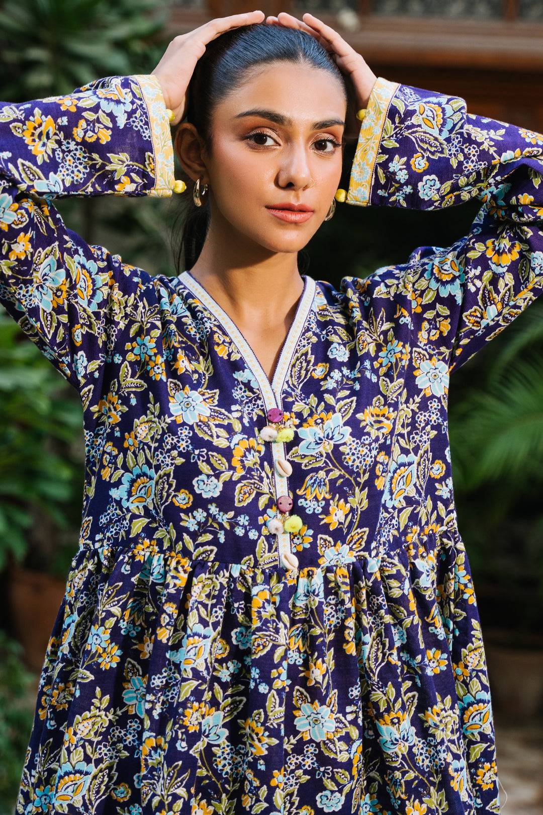 Zellbury | Unstitched 2 Piece Khaddar | Shirt Shalwar - 0257 by Maria Faisal - Registered Vendor of : Zellbury Women - type : Essential Unstitched - 100% original wedding dresses