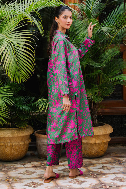 Zellbury | Unstitched 2 Piece Khaddar | Shirt Shalwar - 0258 by Maria Faisal - Registered Vendor of : Zellbury Women - type : Essential Unstitched - 100% original wedding dresses