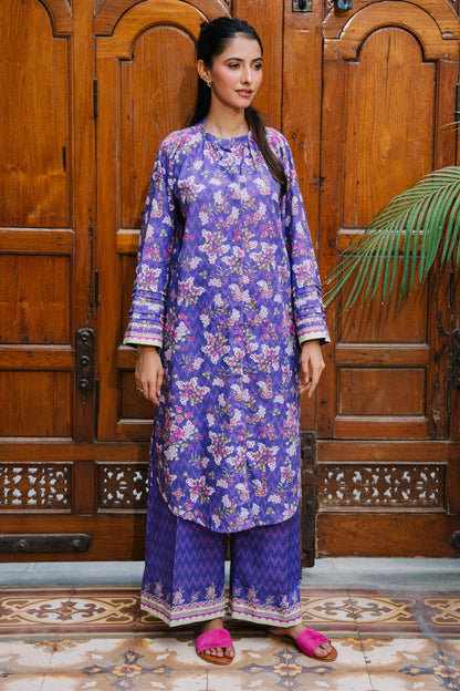 Zellbury | Unstitched 2 Piece Khaddar | Shirt Shalwar - 0259 by Maria Faisal - Registered Vendor of : Zellbury Women - type : Essential Unstitched - 100% original wedding dresses