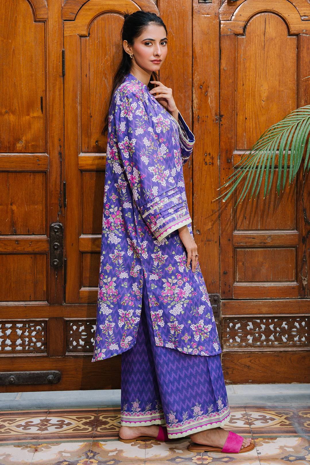 Zellbury | Unstitched 2 Piece Khaddar | Shirt Shalwar - 0259 by Maria Faisal - Registered Vendor of : Zellbury Women - type : Essential Unstitched - 100% original wedding dresses