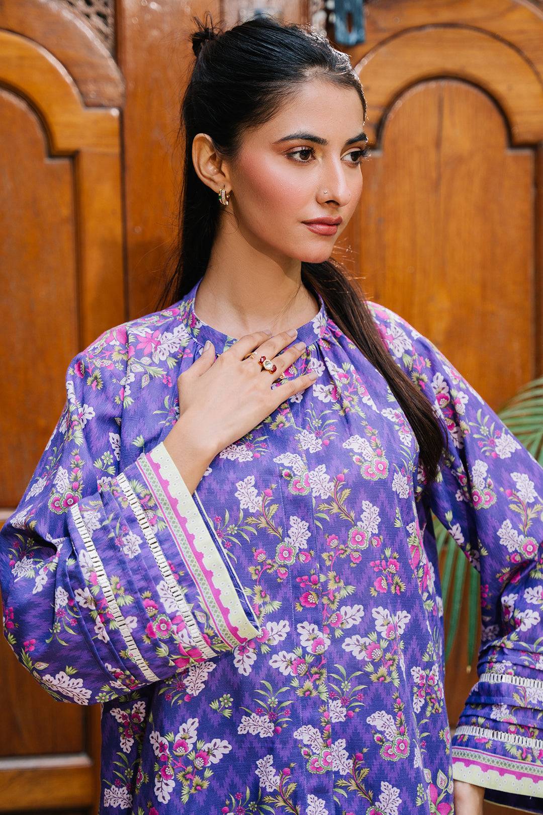 Zellbury | Unstitched 2 Piece Khaddar | Shirt Shalwar - 0259 by Maria Faisal - Registered Vendor of : Zellbury Women - type : Essential Unstitched - 100% original wedding dresses