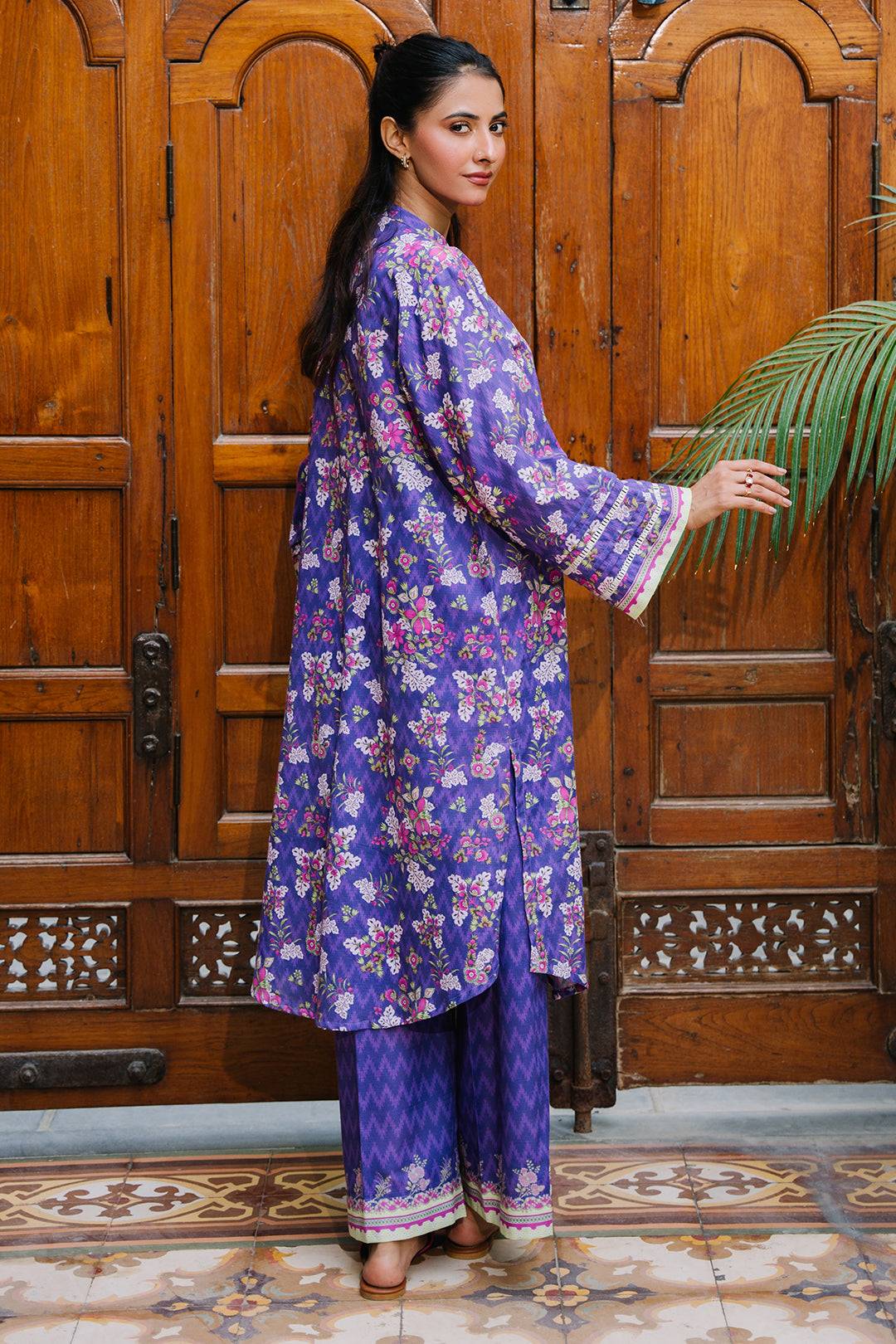 Zellbury | Unstitched 2 Piece Khaddar | Shirt Shalwar - 0259 by Maria Faisal - Registered Vendor of : Zellbury Women - type : Essential Unstitched - 100% original wedding dresses