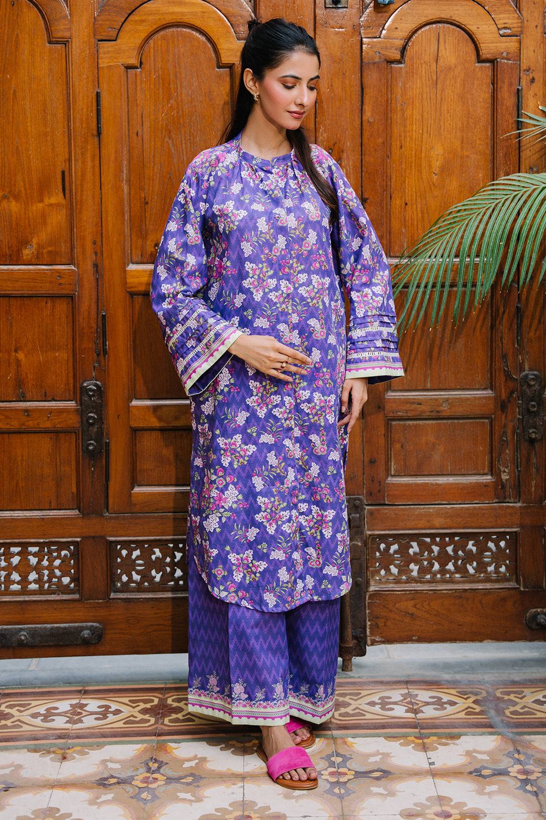 Zellbury | Unstitched 2 Piece Khaddar | Shirt Shalwar - 0259 by Maria Faisal - Registered Vendor of : Zellbury Women - type : Essential Unstitched - 100% original wedding dresses