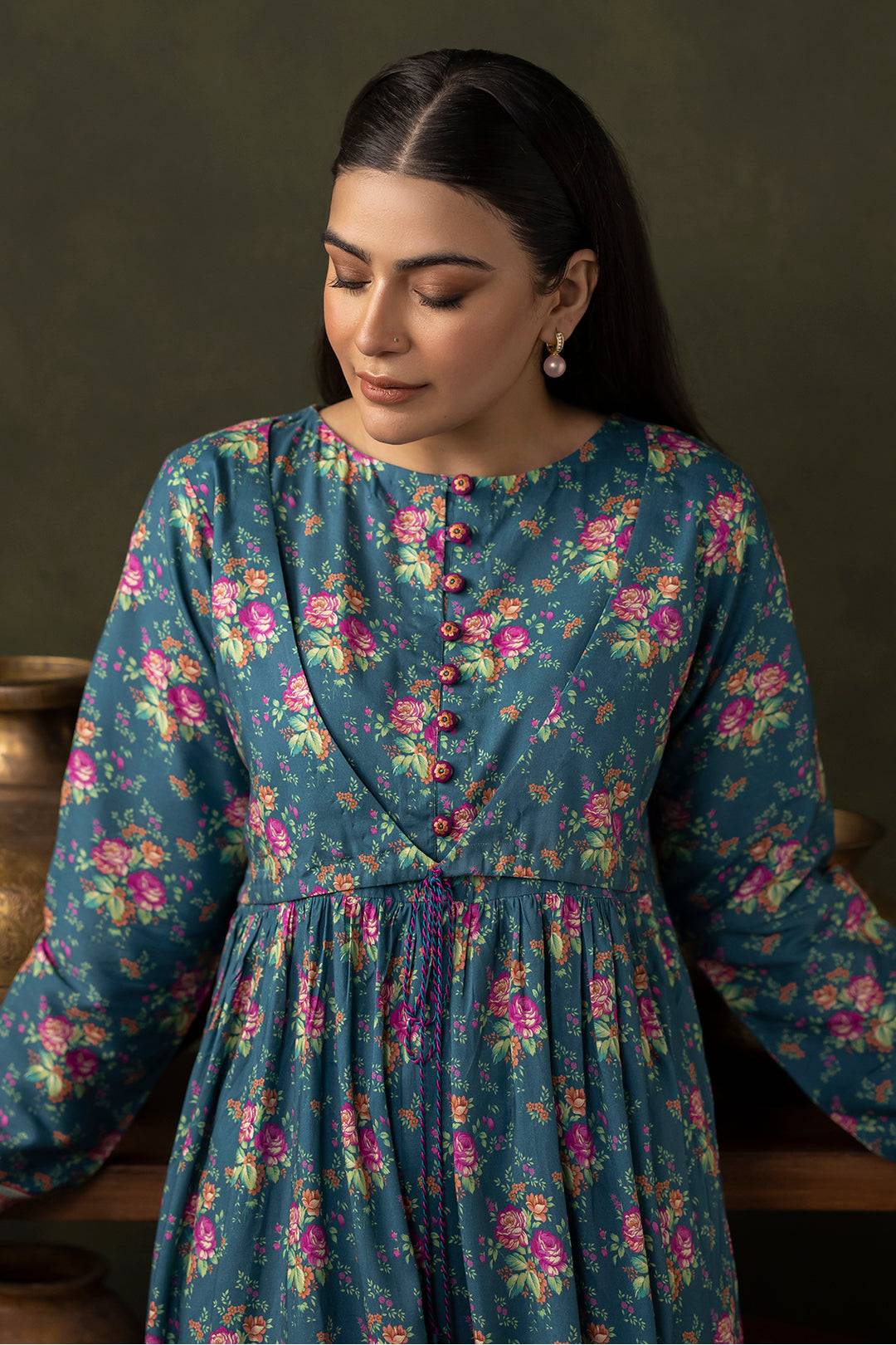 Zellbury | Unstitched 2 Piece Viscose | Shirt Shalwar - 0261 by Maria Faisal - Registered Vendor of : Zellbury Women - type : Essential Unstitched - 100% original wedding dresses
