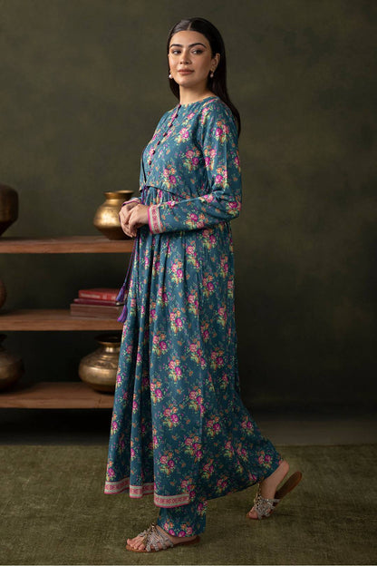 Zellbury | Unstitched 2 Piece Viscose | Shirt Shalwar - 0261 by Maria Faisal - Registered Vendor of : Zellbury Women - type : Essential Unstitched - 100% original wedding dresses