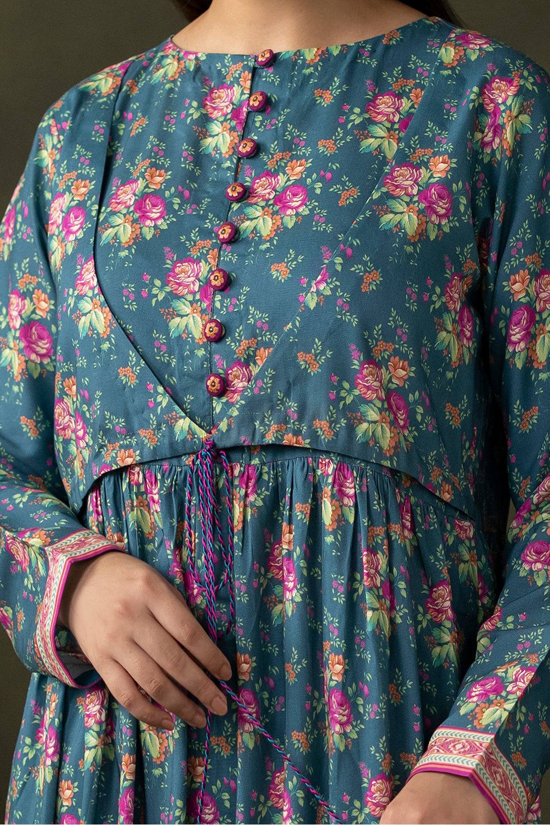 Zellbury | Unstitched 2 Piece Viscose | Shirt Shalwar - 0261 by Maria Faisal - Registered Vendor of : Zellbury Women - type : Essential Unstitched - 100% original wedding dresses