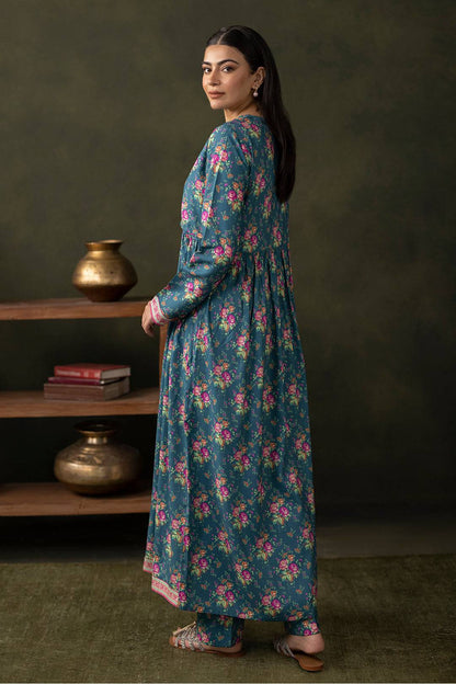 Zellbury | Unstitched 2 Piece Viscose | Shirt Shalwar - 0261 by Maria Faisal - Registered Vendor of : Zellbury Women - type : Essential Unstitched - 100% original wedding dresses