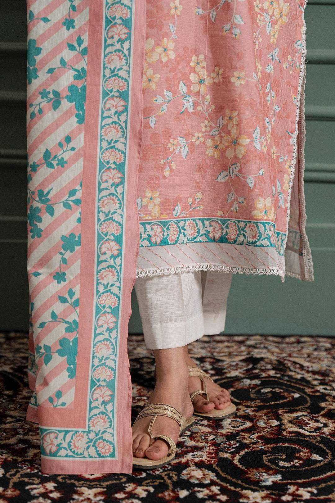 Zellbury | Unstitched 2 Piece Khaddar | Shirt Dupatta - 0331 by Maria Faisal - Registered Vendor of : Zellbury Women - type : Essential Unstitched - 100% original wedding dresses