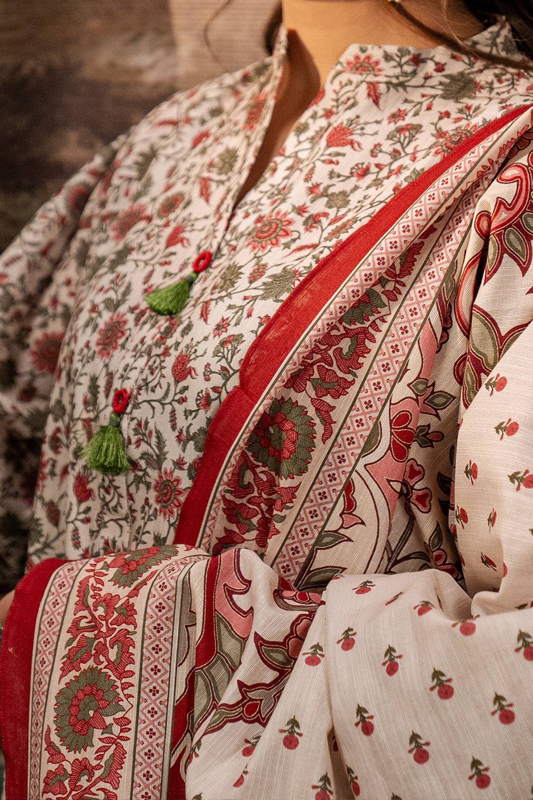 Zellbury | Unstitched 2 Piece Khaddar | Shirt Dupatta - 0334 by Maria Faisal - Registered Vendor of : Zellbury Women - type : Essential Unstitched - 100% original wedding dresses