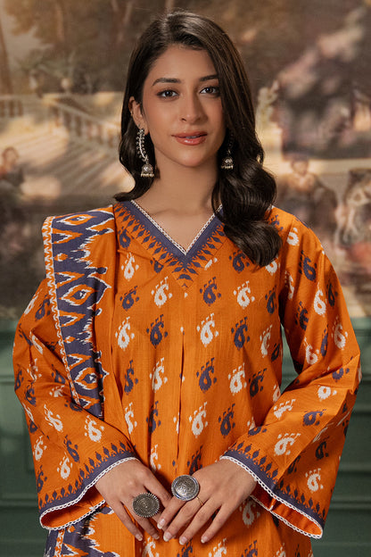 Zellbury | Unstitched 2 Piece Khaddar | Shirt Dupatta - 0335 by Maria Faisal - Registered Vendor of : Zellbury Women - type : Essential Unstitched - 100% original wedding dresses