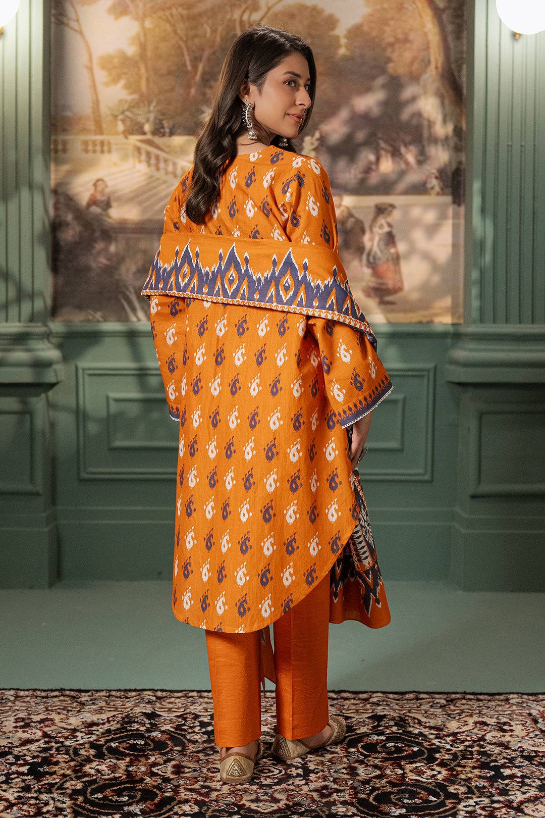 Zellbury | Unstitched 2 Piece Khaddar | Shirt Dupatta - 0335 by Maria Faisal - Registered Vendor of : Zellbury Women - type : Essential Unstitched - 100% original wedding dresses