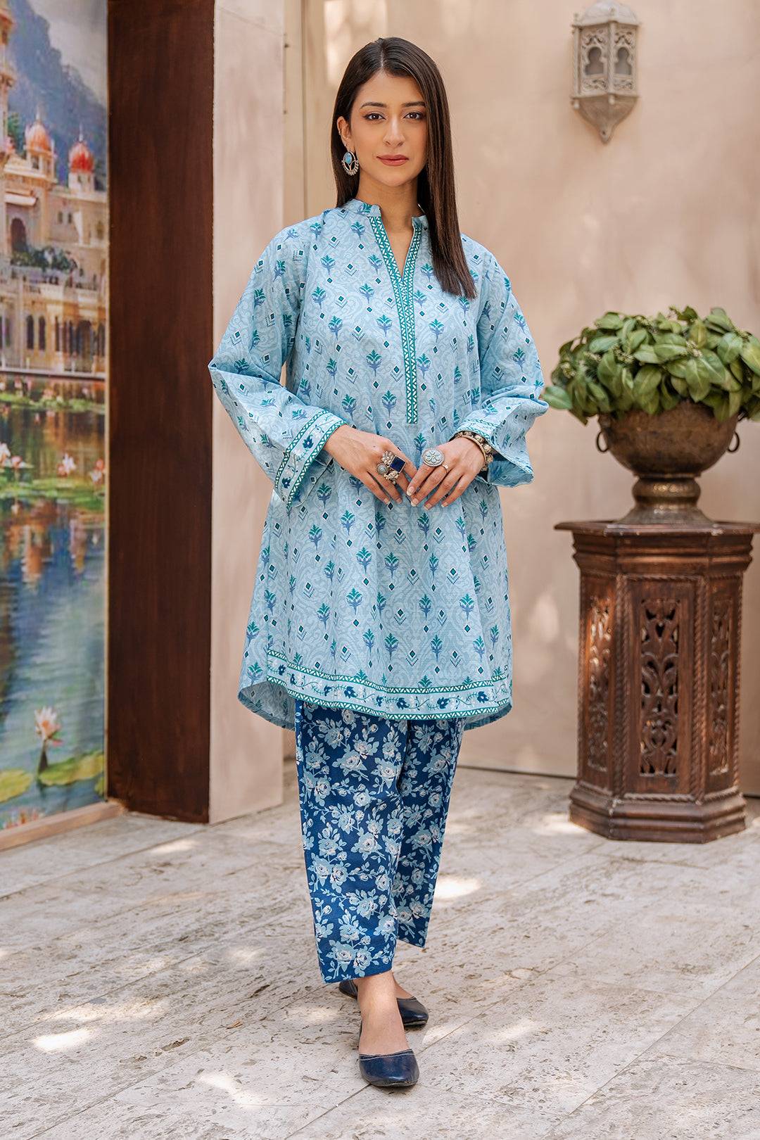 Zellbury | Unstitched 2 Piece Khaddar | Shirt Shalwar - 0337 by Maria Faisal - Registered Vendor of : Zellbury Women - type : Essential Unstitched - 100% original wedding dresses