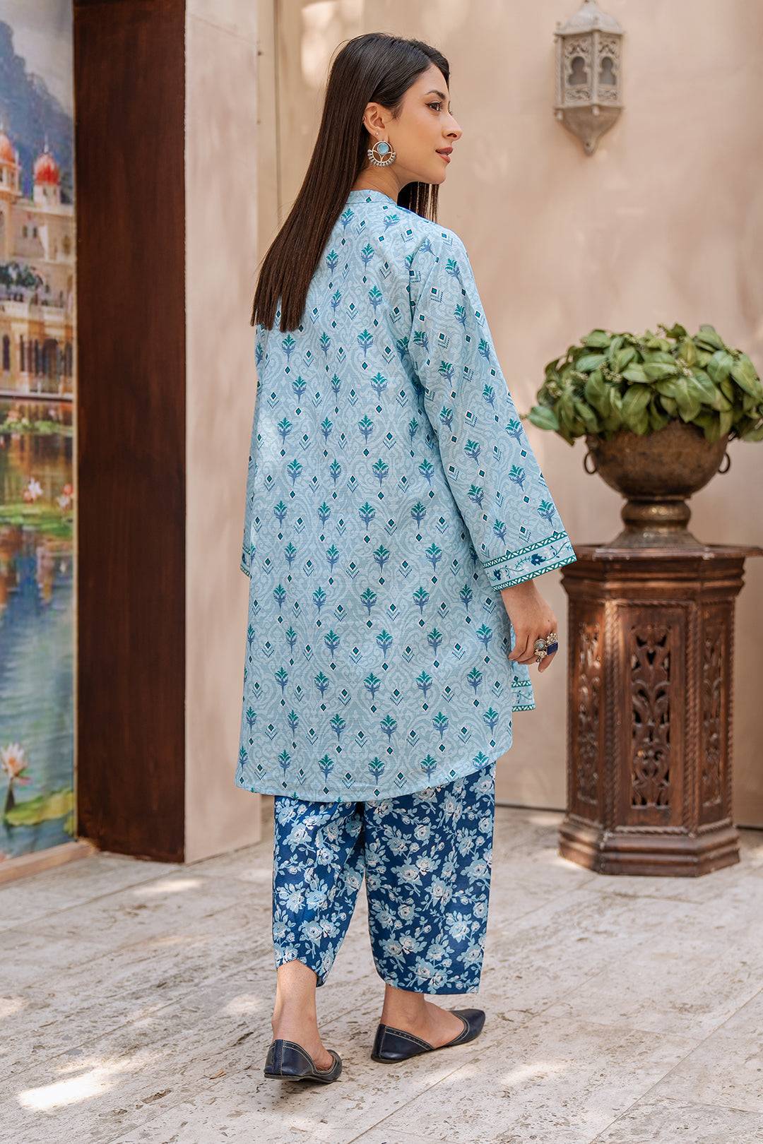 Zellbury | Unstitched 2 Piece Khaddar | Shirt Shalwar - 0337 by Maria Faisal - Registered Vendor of : Zellbury Women - type : Essential Unstitched - 100% original wedding dresses