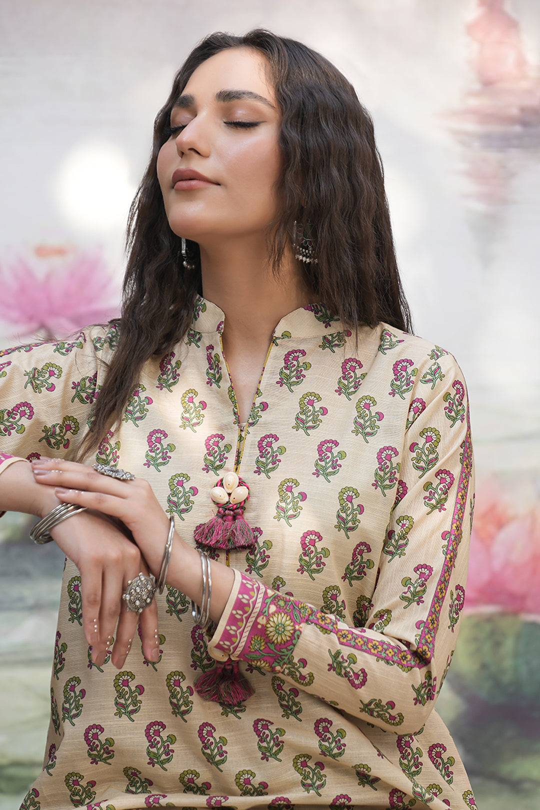 Zellbury | Unstitched 2 Piece Khaddar | Shirt Shalwar - 0338 by Maria Faisal - Registered Vendor of : Zellbury Women - type : Essential Unstitched - 100% original wedding dresses