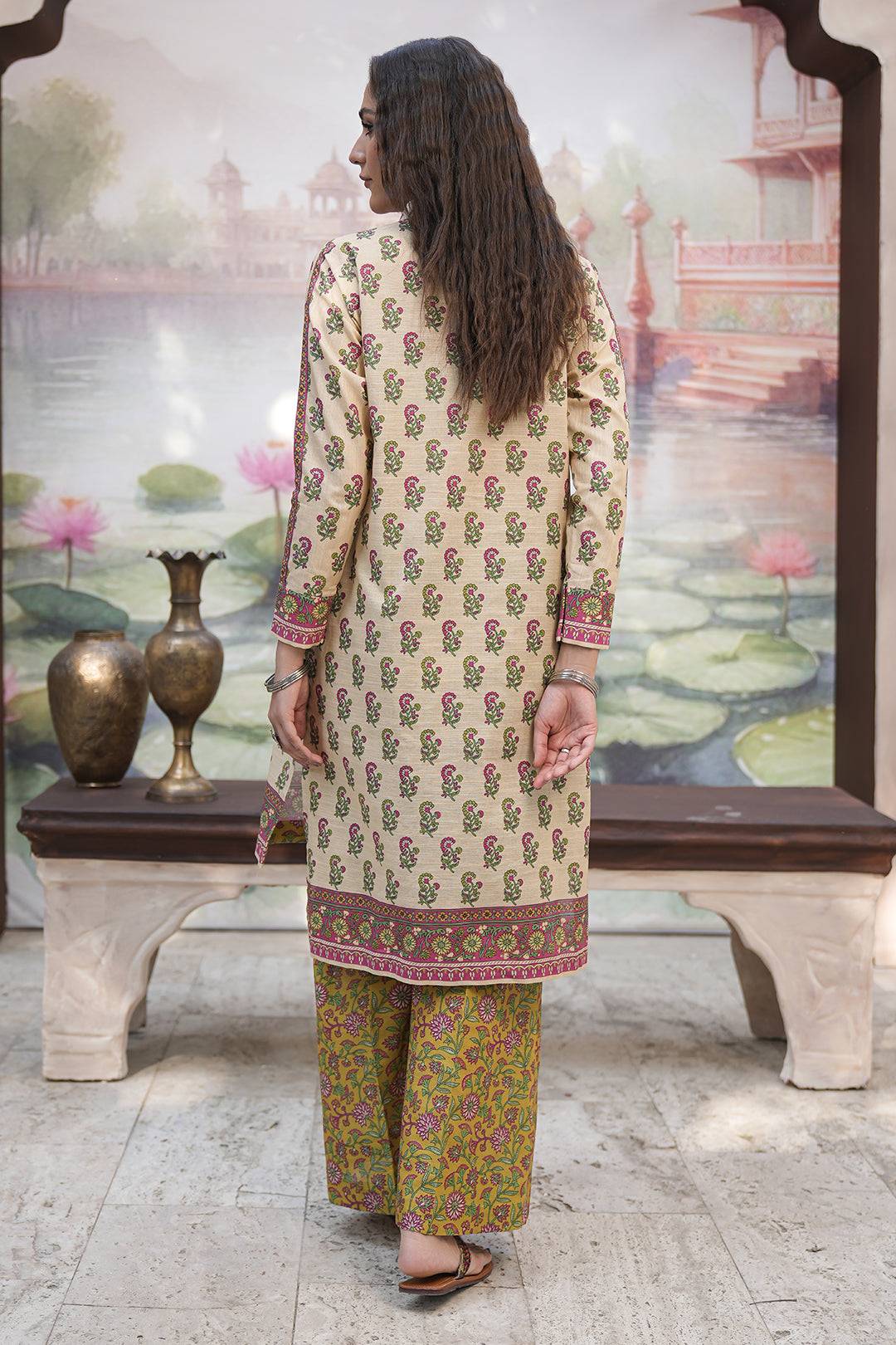 Zellbury | Unstitched 2 Piece Khaddar | Shirt Shalwar - 0338 by Maria Faisal - Registered Vendor of : Zellbury Women - type : Essential Unstitched - 100% original wedding dresses