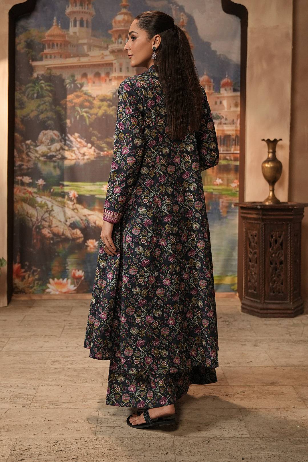 Zellbury | Unstitched 2 Piece Khaddar | Shirt Shalwar - 0345 by Maria Faisal - Registered Vendor of : Zellbury Women - type : Essential Unstitched - 100% original wedding dresses