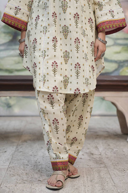 Zellbury | Unstitched 2 Piece Khaddar | Shirt Shalwar - 0346 by Maria Faisal - Registered Vendor of : Zellbury Women - type : Essential Unstitched - 100% original wedding dresses