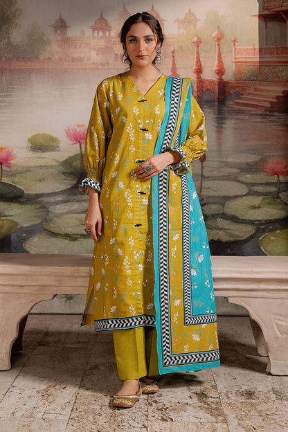 Zellbury | Unstitched 2 Piece Khaddar | Shirt Dupatta - 0423 by Maria Faisal - Registered Vendor of : Zellbury Women - type : Essential Unstitched - 100% original wedding dresses