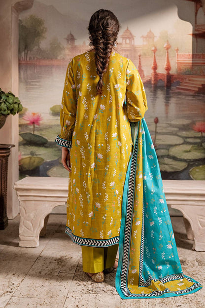 Zellbury | Unstitched 2 Piece Khaddar | Shirt Dupatta - 0423 by Maria Faisal - Registered Vendor of : Zellbury Women - type : Essential Unstitched - 100% original wedding dresses
