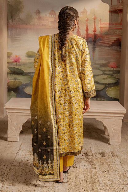 Zellbury | Unstitched 2 Piece Khaddar | Shirt Dupatta - 0424 by Maria Faisal - Registered Vendor of : Zellbury Women - type : Essential Unstitched - 100% original wedding dresses