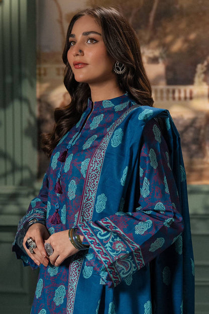 Zellbury | Unstitched 2 Piece Khaddar | Shirt Dupatta - 0425 by Maria Faisal - Registered Vendor of : Zellbury Women - type : Essential Unstitched - 100% original wedding dresses